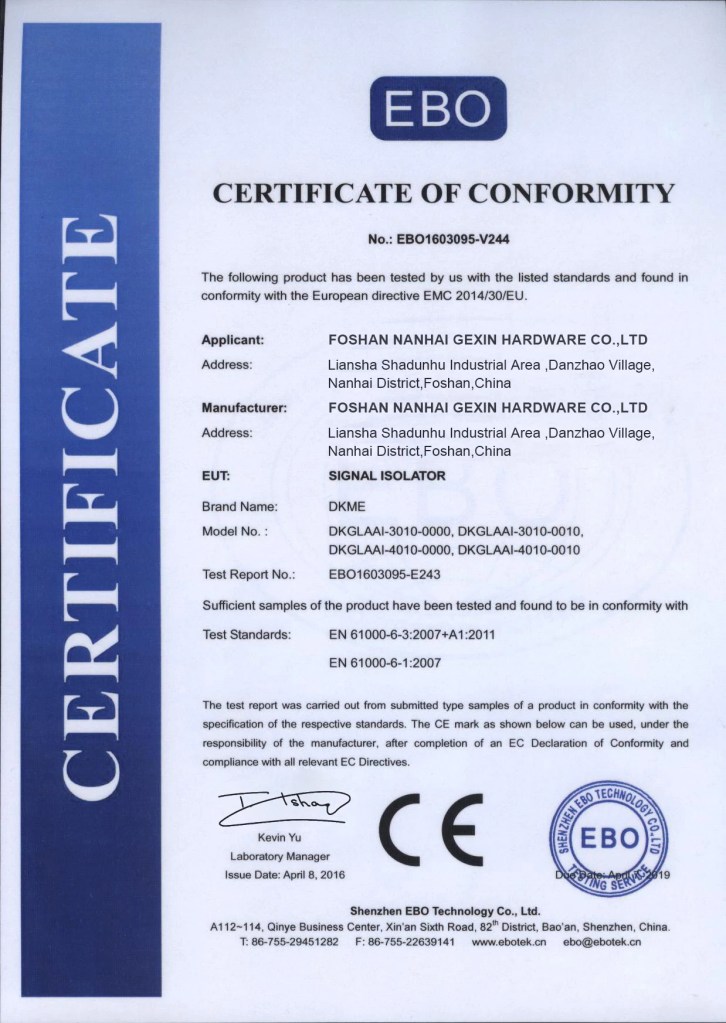 CE Certification